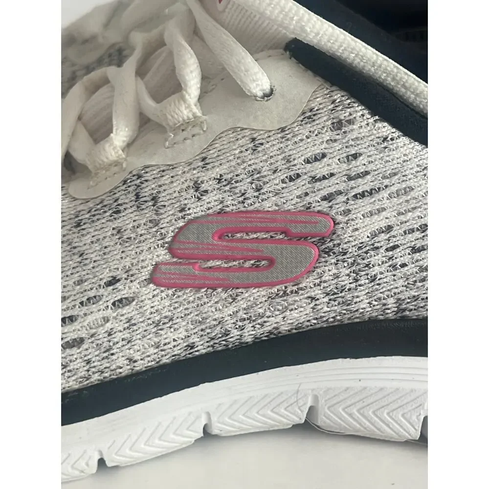 Skechers Women's Flex Appeal 4.0 sneakers White Pink Black Size 7